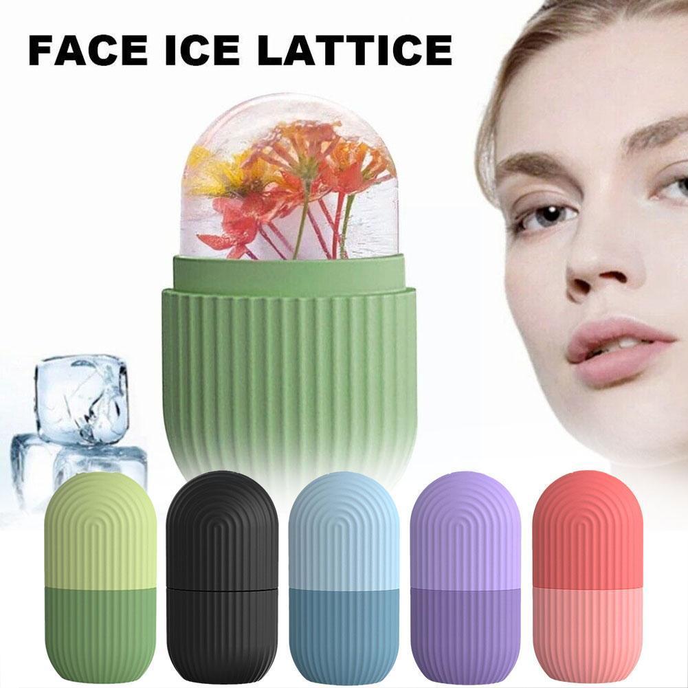 Silicone Ice Cube Tray Mold Face Lifting