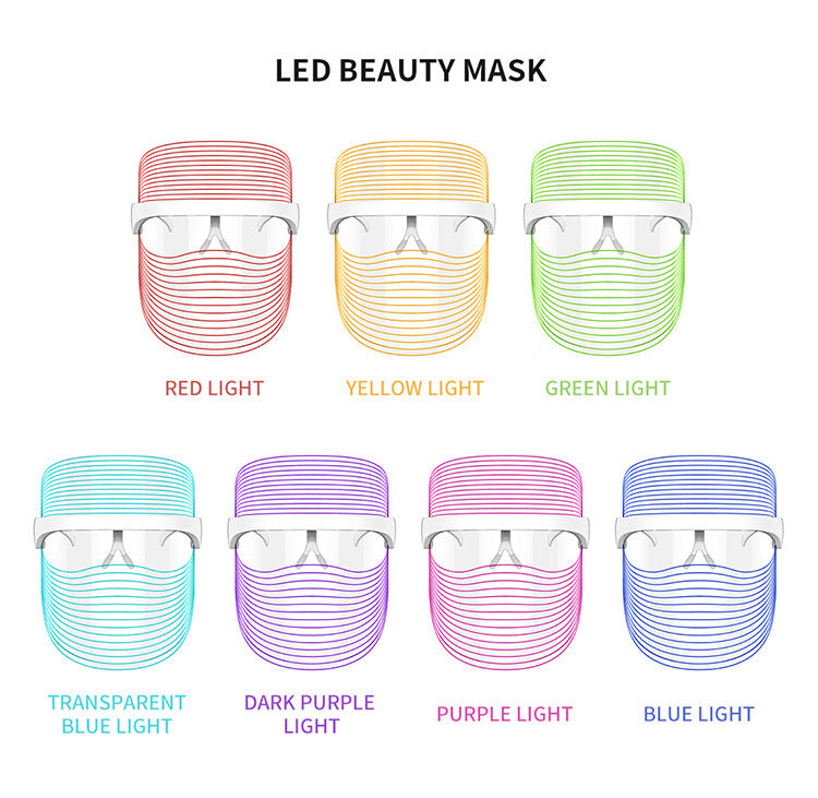 7 Color LED Mask Red Light Therapy