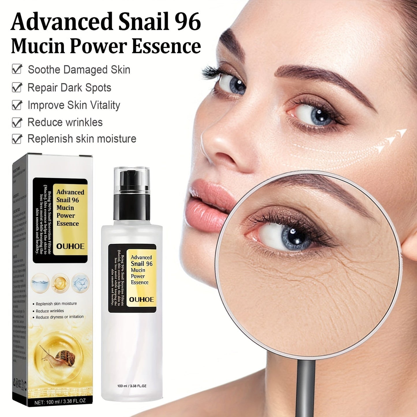 Snail Mucin Power Essence Moisturiser,