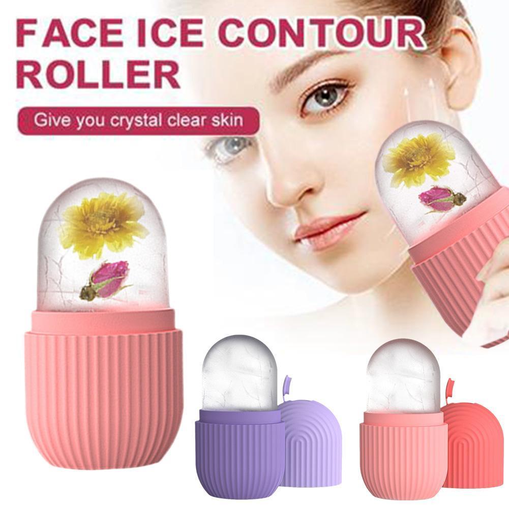 Silicone Ice Cube Tray Mold Face Lifting