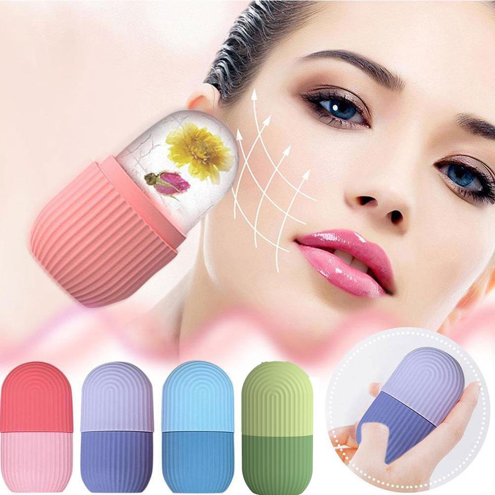 Silicone Ice Cube Tray Mold Face Lifting